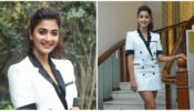 Pooja Hegde’s Blazing Looks In White Blazer Dress, Pictures Here