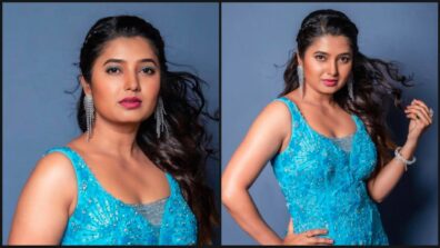 Prajakta Mali Looks Regal In Blue Embellished Outfit, See Here