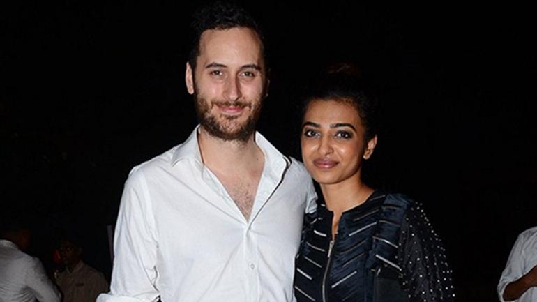 Cosy Moments Of Benedict Taylor With Beauty Radhika Apte - 1