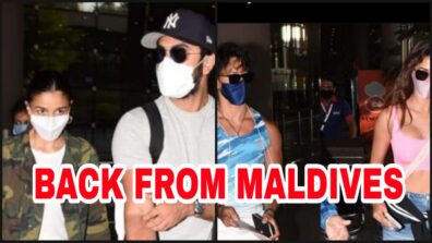 Ranbir Kapoor-Alia Bhatt & Tiger Shroff-Disha Patani return to Mumbai from Maldives after severe social media criticism, check out photos