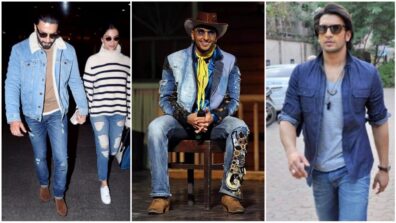 Ranveer Singh Looks Dashing In Denim Outfits