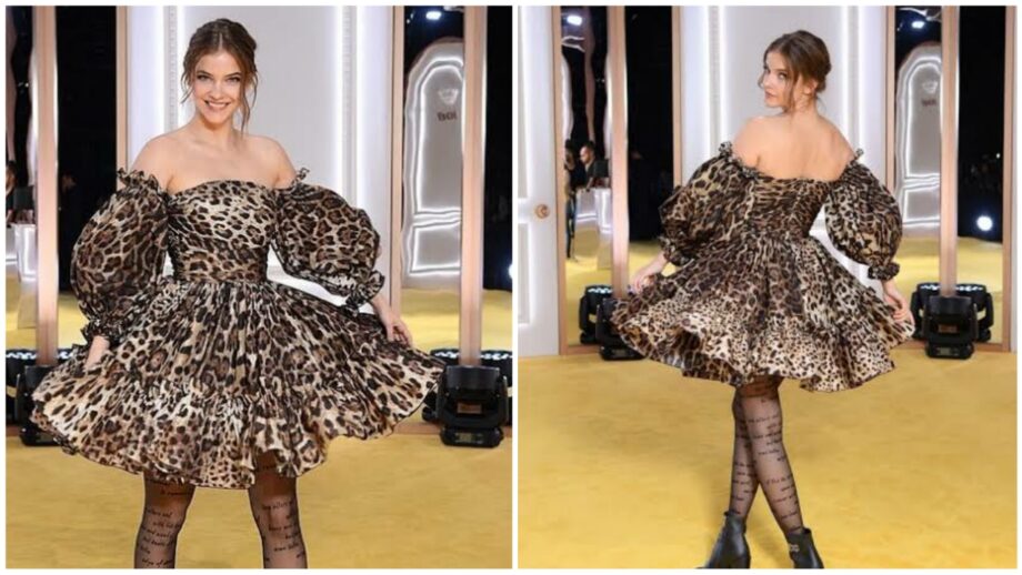 Barbara Palvin Looks Stunning In Animal Print Dress, Have A Look 373786