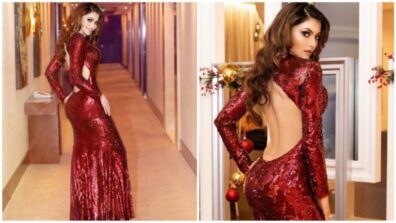 Red Sequin Mermaid Dress Looks Of Urvashi Rautela Are Fabulous