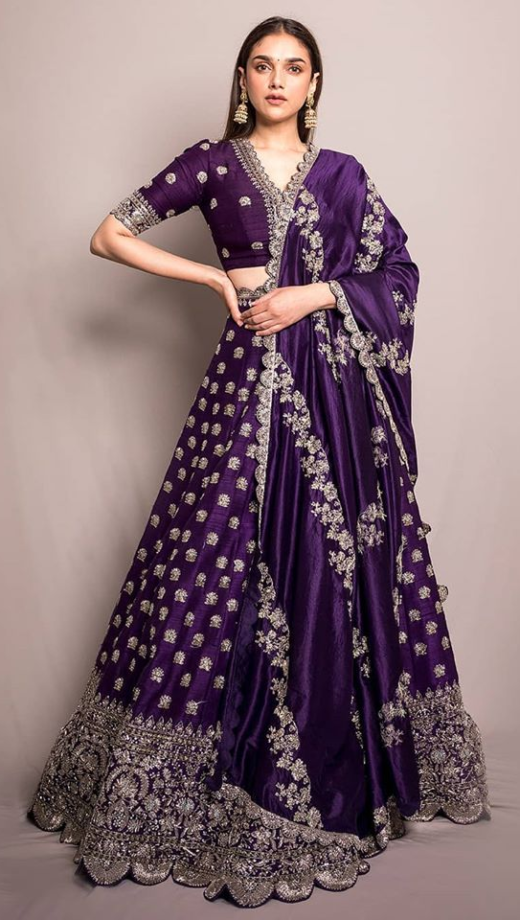 Regal Desi Looks Of Aditi Rao Hydari In Lehenga, Go Check It Here - 0