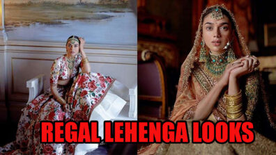 Regal Desi Looks Of Aditi Rao Hydari In Lehenga, Go Check It Here