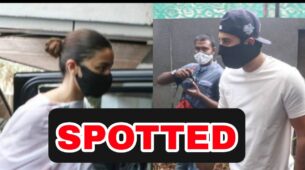 Rishi Kapoor Death Anniversary: Ranbir Kapoor & Alia Bhatt spotted at Neetu Kapoor’s house, see pics