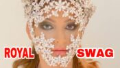 Royal Elegance: Urvashi Rautela Wears a magnificient 3 crore diamond-studded face masquerade, fans go aww