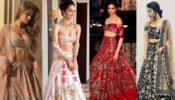 [Royal Maharani Elegance] Disha Patani Vs Kiara Advani Vs Deepika Padukone Vs Shraddha Kapoor: Who slays the off-shoulder Indo-Western ethnic lehenga look the best?