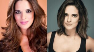 Sabrina Seara Looks Adorable In Strapless Black Dress With Fringes On Top
