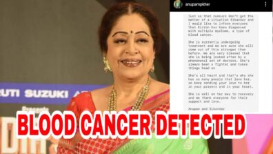 Sad News: Kirron Kher diagnosed with blood cancer, Anupam Kher confirms