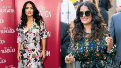 Salma Hayek Is Ready With Floral Print Dress For Spring, Check Out Here