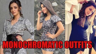 Sanaya Irani, Shivangi Joshi And Divyanka Tripathi’s Monochromatic Outfits Looks Are Beautiful