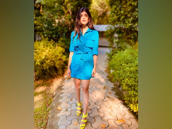 Sanjana Sanghi Flaunts Her Belted Dress Looks Perfectly, See Pictures - 0