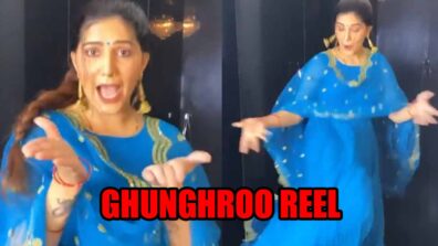 Sapna Choudhary Latest ‘Ghunghroo’ Reel In Blue Anarkali Suit Is Just Mesmerising; Check Video