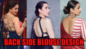 Saree Lovers: Back Side Blouse Design Ideas To Take From Madhuri Dixit, Karisma Kapoor, And Vidya Balan