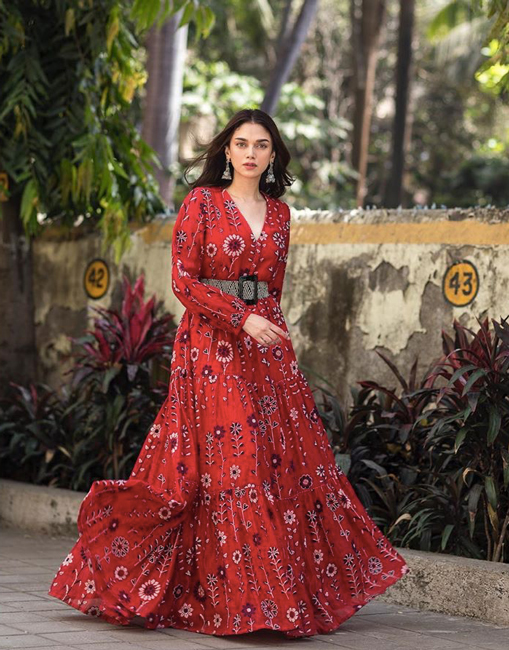 Say Yes To Floral Printed Dresses And Steal Fashion Styles From Aditi Rao Hydari - 1