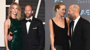 See This Gorgeous Pictures Of Jason Statham With His Wife Rosie Huntington Whiteley: They Both Look Brilliant Together