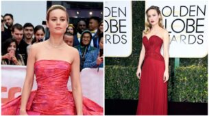 Three best stylish looks of Brie Larson in strapless dresses, have a look