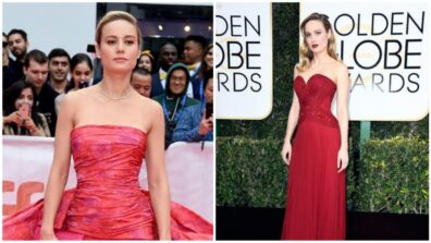 Three best stylish looks of Brie Larson in strapless dresses, have a look