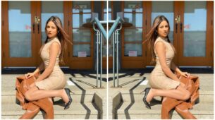 Shehnaaz Gill in beige looks immensely beautiful