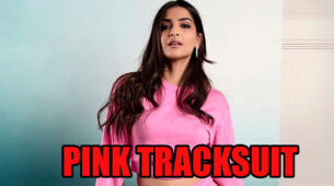 Sonam Kapoor Looks Classy In All Pink Tracksuit, Pictures Here