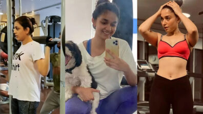 [South Babes]: Kajal Aggarwal Vs Keerthy Suresh Vs Tamannaah Bhatia: Who has the hottest workout pose? Vote now