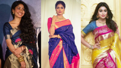 South Divas: Sai Pallavi, Malavika Mohanan & Shriya Saran’s most gorgeous Kanjivaram saree looks