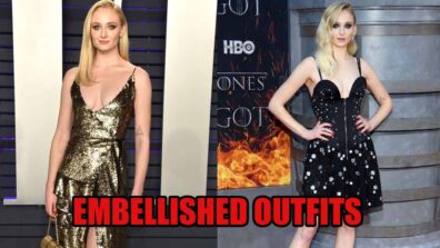 Splendid Looks Of Sophie Turner In Embellished Outfits, See Here