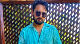 Striking And Cute Looks Of Siddharth Chandekar In Blue Co-Ord Set, Must Have A Look