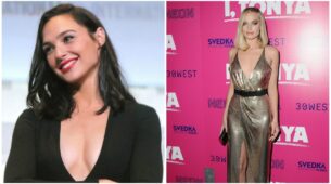 Stunning looks of Gal Gadot and Margot Robbie laughing together