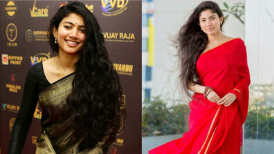 Stylish looks in sarees of Sai Pallavi