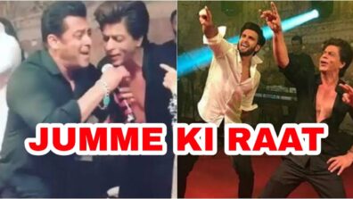 SUPER RARE VIDEO: When Shah Rukh Khan, Salman Khan, Ranveer Singh & Anil Kapoor Danced On Jumme Ki Raat Song Together