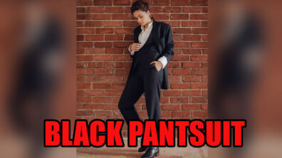 Taapsee Pannu Is Giving Us The Classy Looks In This Black Pantsuit