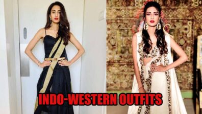 Take A Lessons On How To Wear Indo-Western Outfits From Erica Fernandes