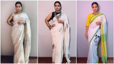 Take Cues From Vidya Balan To Look Extraordinary In Saree Looks With Gorgeous Jewellery