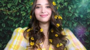 Tamannaah Bhatia Looks Gorgeous In Yellow Dress, See Here