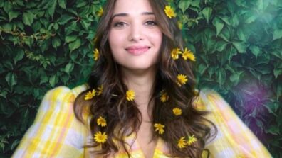 Tamannaah Bhatia Looks Gorgeous In Yellow Dress, See Here