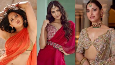 Tamannaah Bhatia, Malavika Mohanan & Anushka Shetty’s hottest designer blouse looks ‘To Feel the Heat’