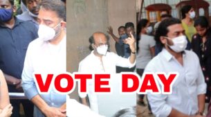 Tamil Nadu Elections 2021: Rajinikanth, Suriya & Kamal Haasan turn out to vote, photos go viral