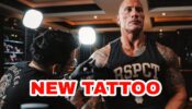 The Rock Swag: Dwayne Johnson gets a new tattoo done on his big muscular arms, check out the design