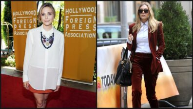 This Is How Elizabeth Olsen Teamed Up Her Shirt With Stylish Bottom Wears, See Pictures Here