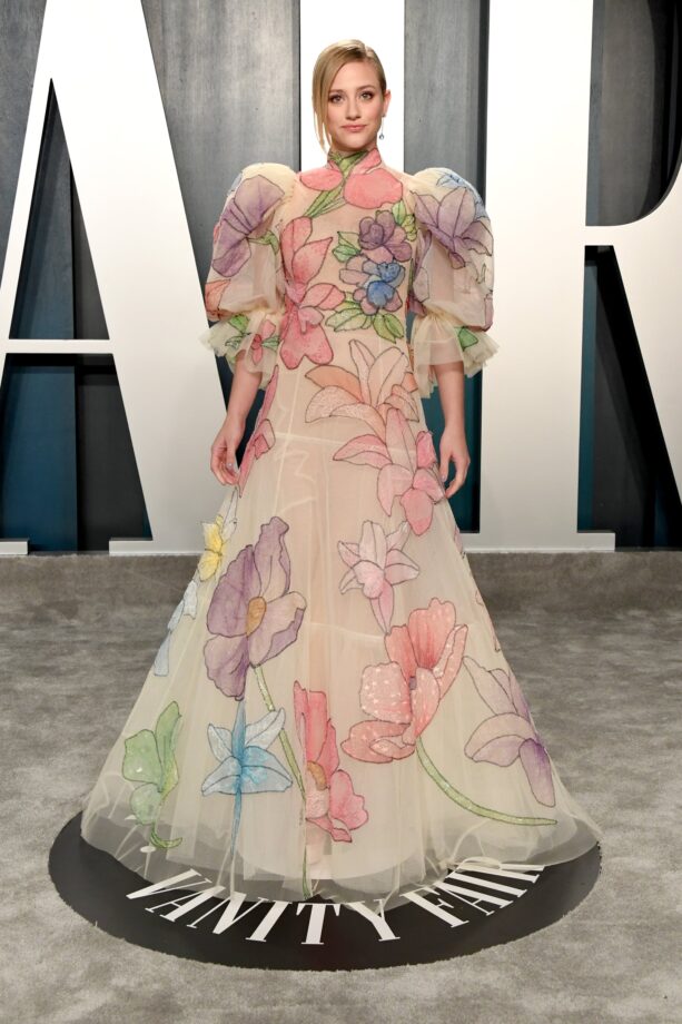 Throwback To The Looks When Lili Reinhart Looked Drop Dead Gorgeous In Floral Gown With Exaggerated Sleeves - 0