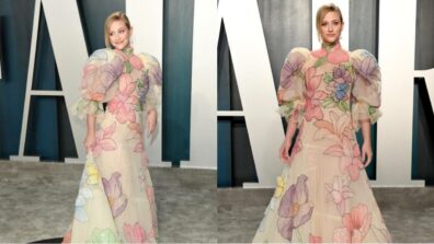 Throwback To The Looks When Lili Reinhart Looked Drop Dead Gorgeous In Floral Gown With Exaggerated Sleeves