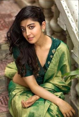 Time When Pranitha Subhash Melt Netizens By Her Green Silk Saree Showing Off Her Curves - 1