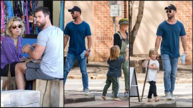 Times When Chris Hemsworth Was Spotted With Wife On Street