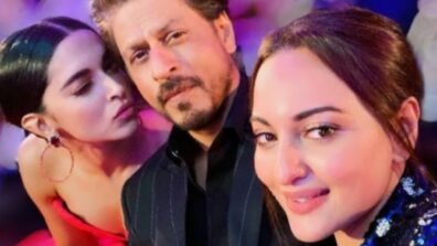 Times When Deepika Padukone, Shah Rukh Khan, And Sonakshi Sinha Were Spotted While Posing For A Selfie At Filmfare Awards