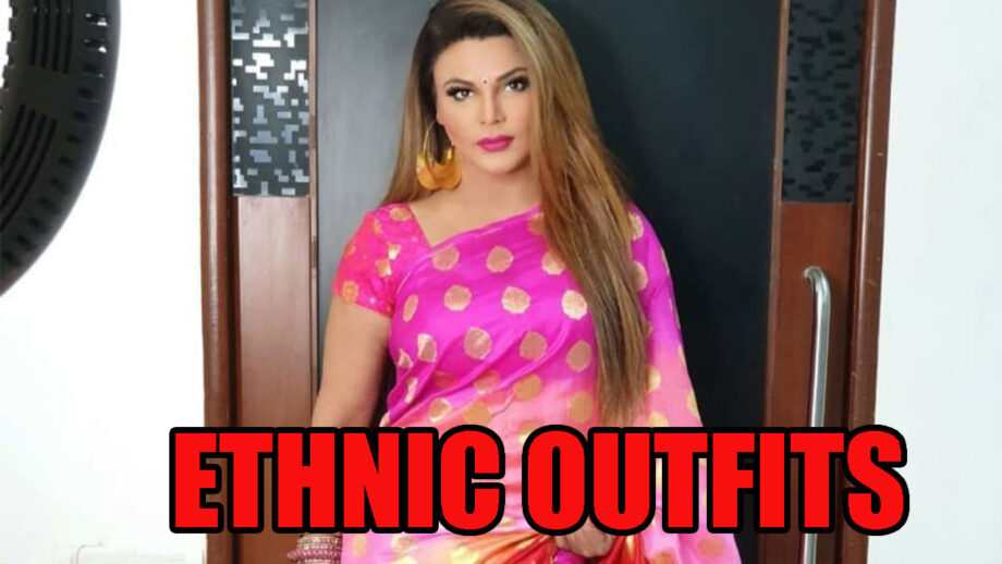 Times When Rakhi Sawant Made Her Brilliant Fashion Statement In Ethnic Wear 375416