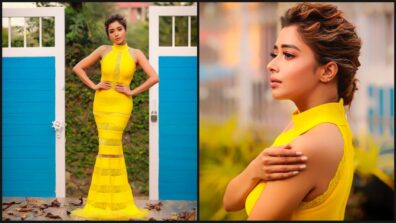 Tina Datta Dazzles In Yellow Dress: Check Out