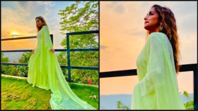 Tina Datta’s Green Ethnic Look Add-On To The Beauty Of Nature