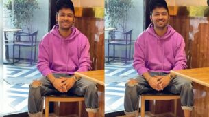 Tony Kakkar Looks Rocking In Purple Hoodie With Ripped Jeans Teamed With Funky Sneakers, Have A Look